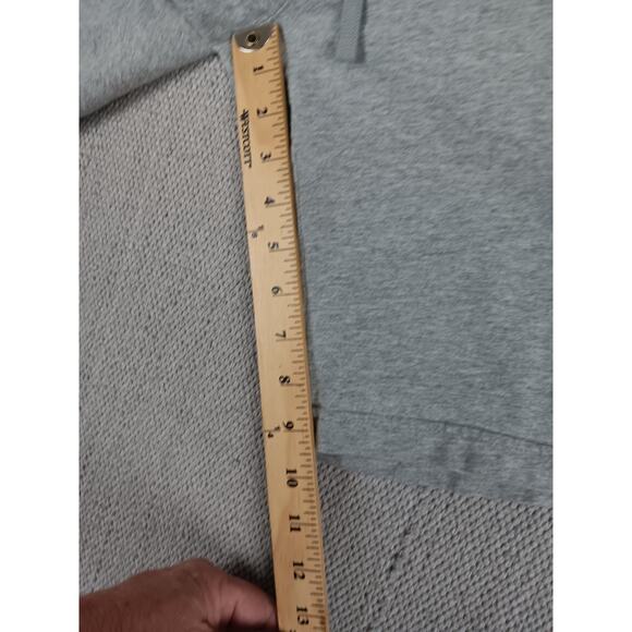 Nike Vintage Fleece Sweat Shorts Mens Large Grey Swoosh Logo Embroidered Y2K - Picture 12 of 15